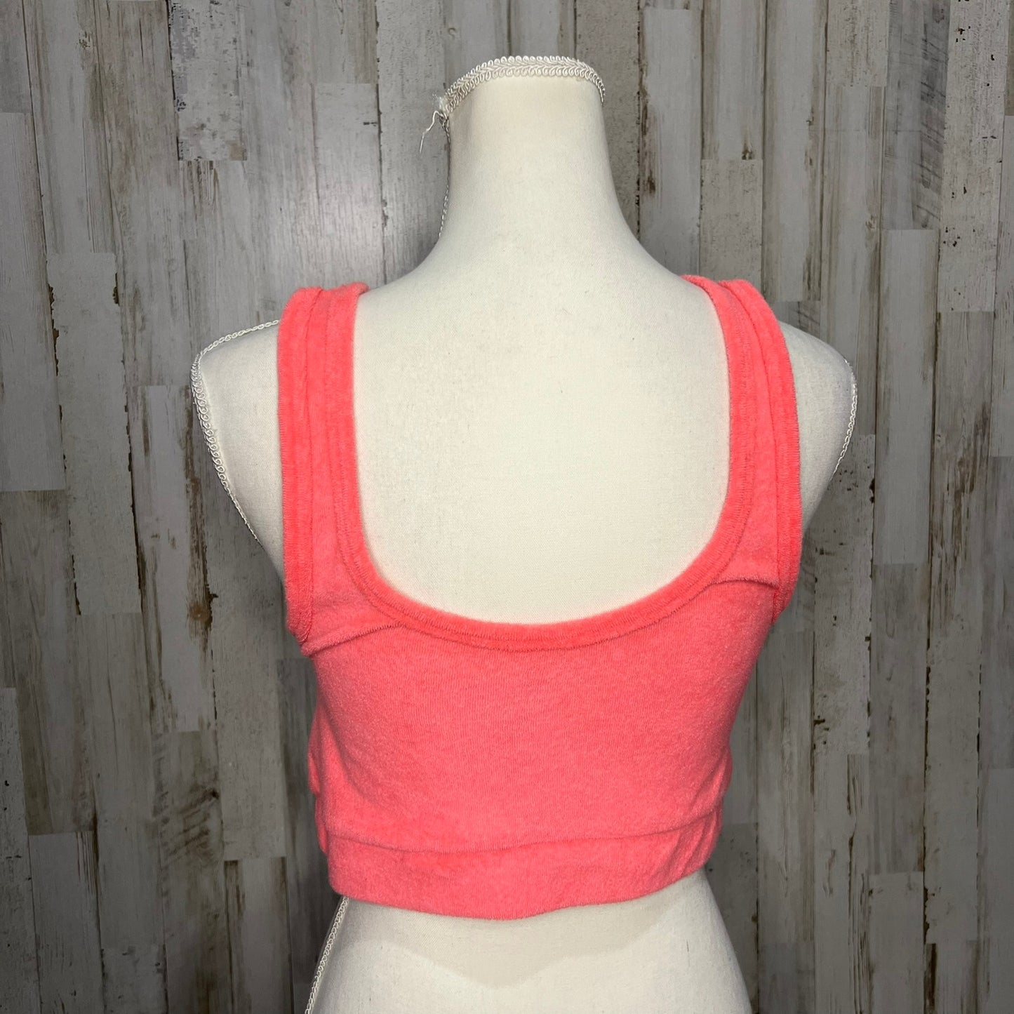 Aerie Offline Women's Pink Terry Cloth Crop Tank Top Size Medium Casual Summer