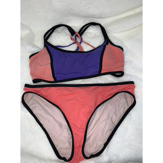 Calia by Carrie Underwood Women's Color Block Bikini Set Size Medium