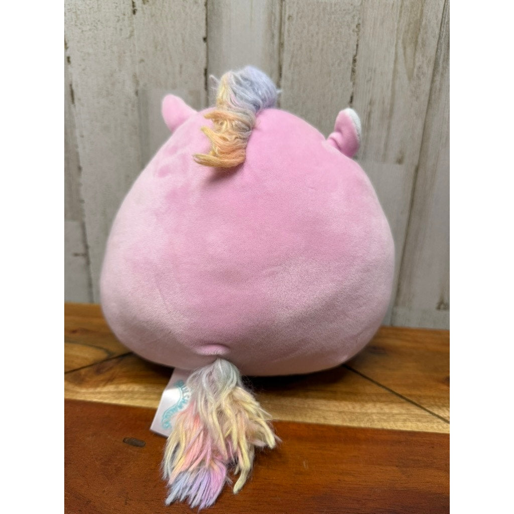 Squishmallow Hank the Hippo in Pink Unicorn Costume 8” Plush Toy