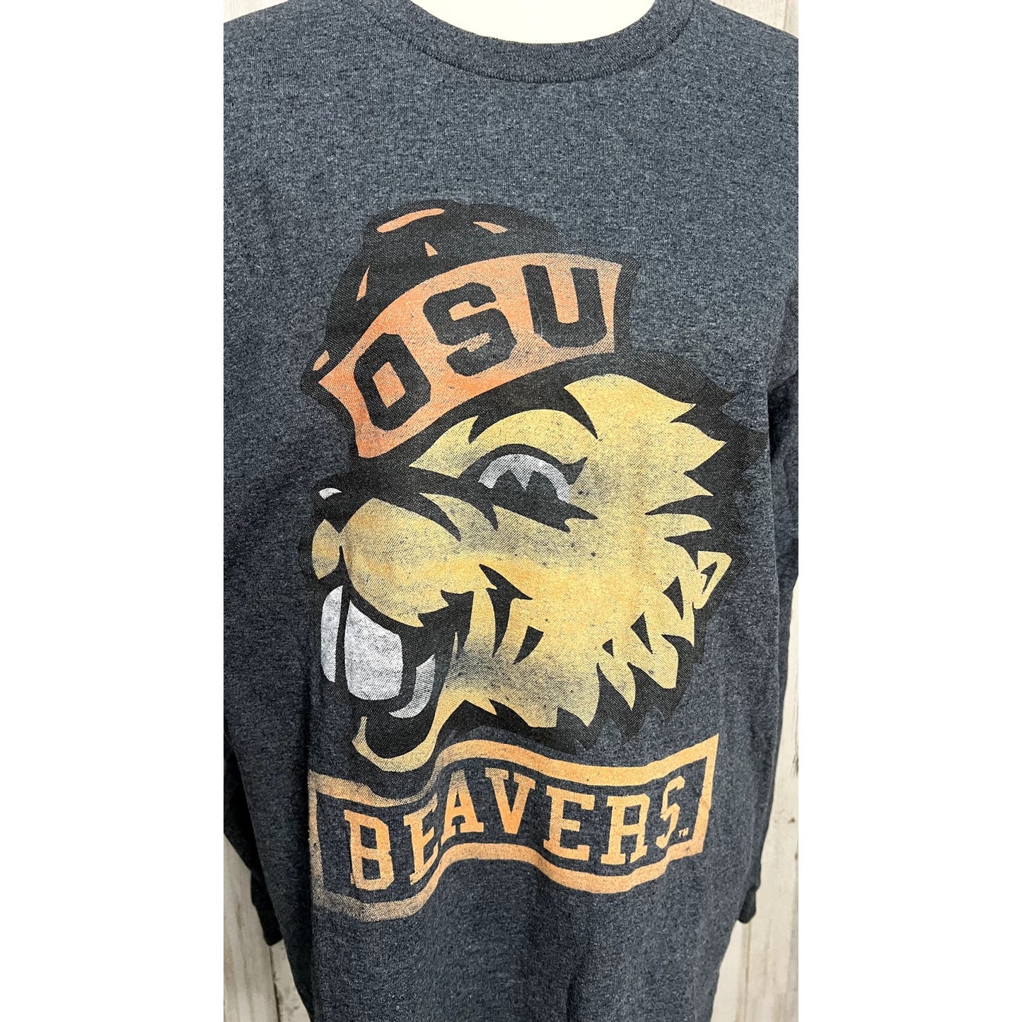 Gameday Couture Oregon State Beavers Men's Large Gray Long Sleeve Tee