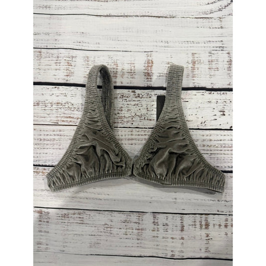 NWT SKIMS Fits Everybody Triangle Bralette XS Smoke Gray Wireless Bra