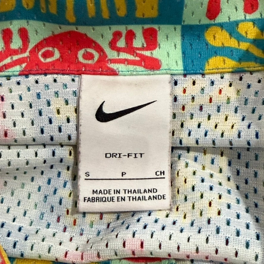 Nike Mesh Button-Up Hawaiian Resort Camp Shirt Men's Small DRI-FIT