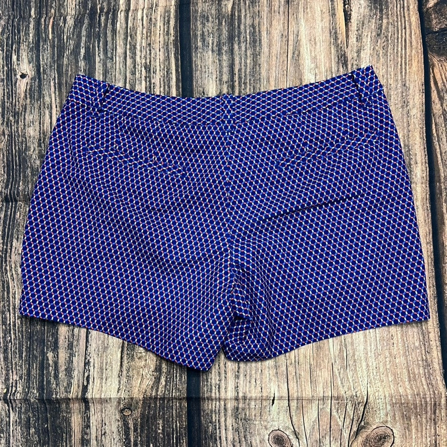 Nike Women's Size 8 Blue Geometric Dri-Fit Golf Shorts