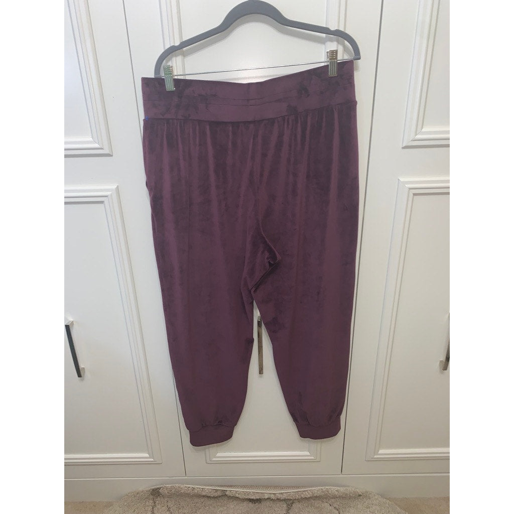 Victoria's Secret Women's XL Purple Velour Jogger Pants Casual