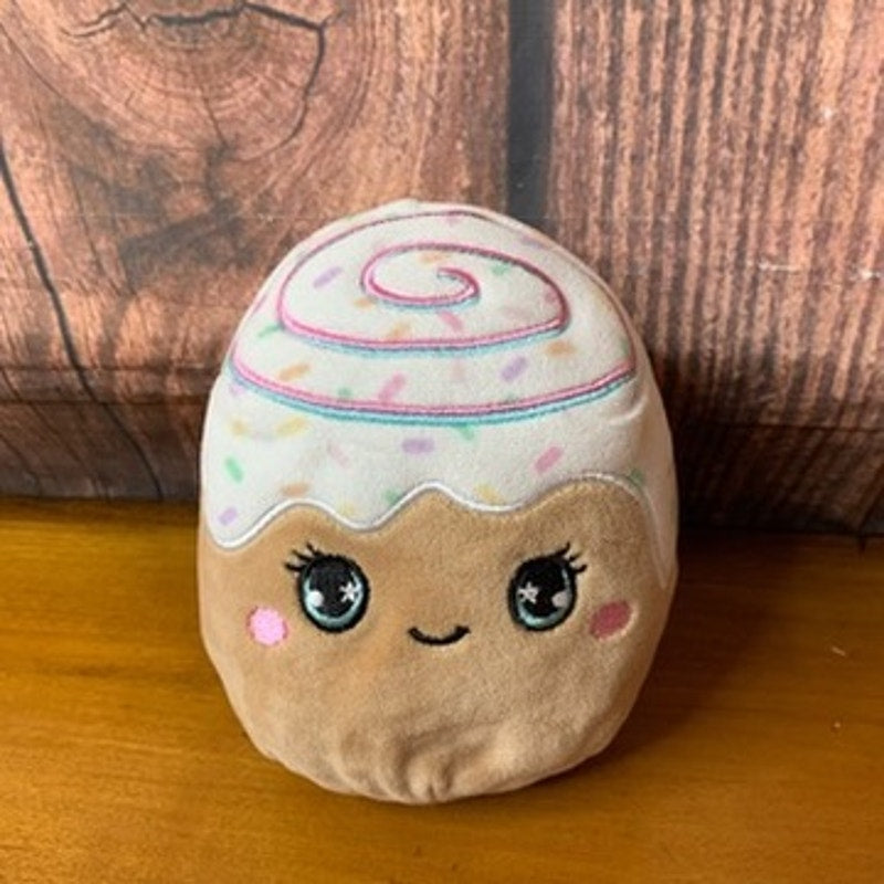 Squishmallows Chanel the Cinnamon Roll Plush Multicolor 5 in
