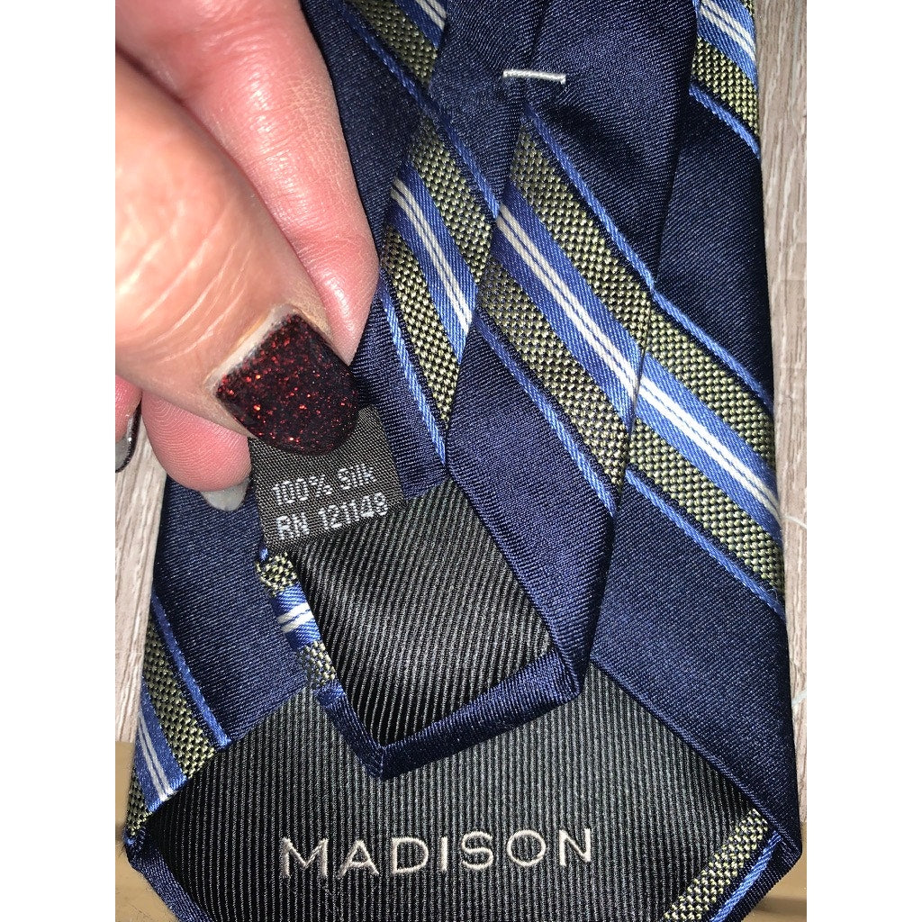 5 Piece Designer Silk Necktie Set Geometric Multicolor Men's Formal