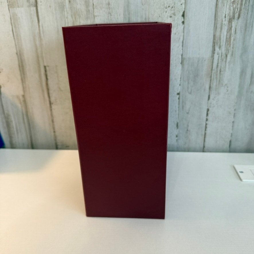 Gucci Burgundy Maroon Rigid Gift Presentation Box w/ Lid Large White Logo