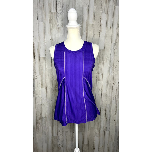 Athleta Women's Purple Run On Tank Top Size Medium Sleeveless Lightweight