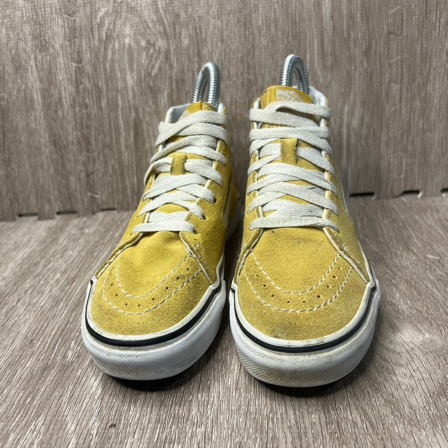 Vans SK8-Hi Unisex Kids High Top Skate Shoes Yellow Size 1