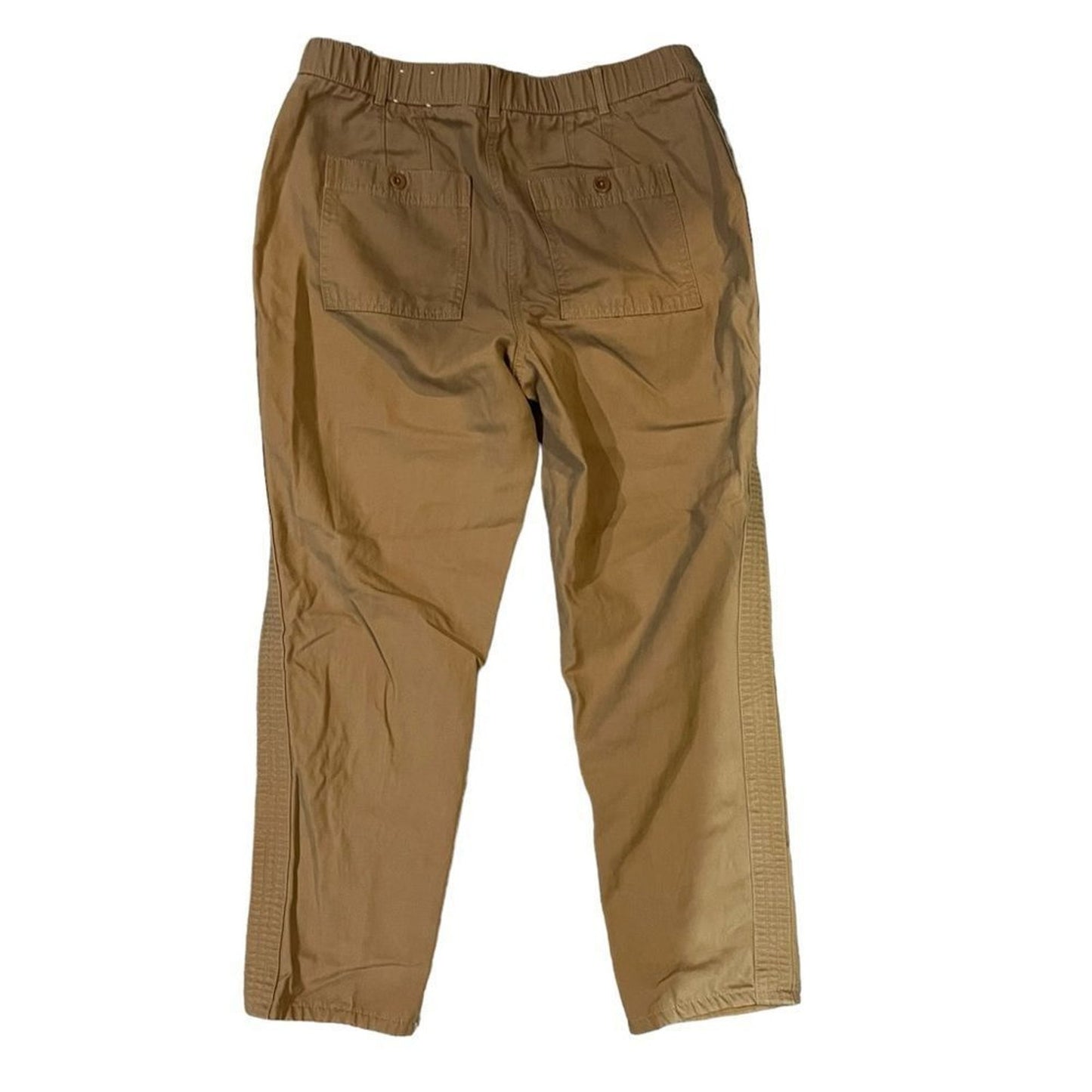 Talbots Cargo Pants Womens Size 6 Beige Khaki Slim Straight Leg Utility
