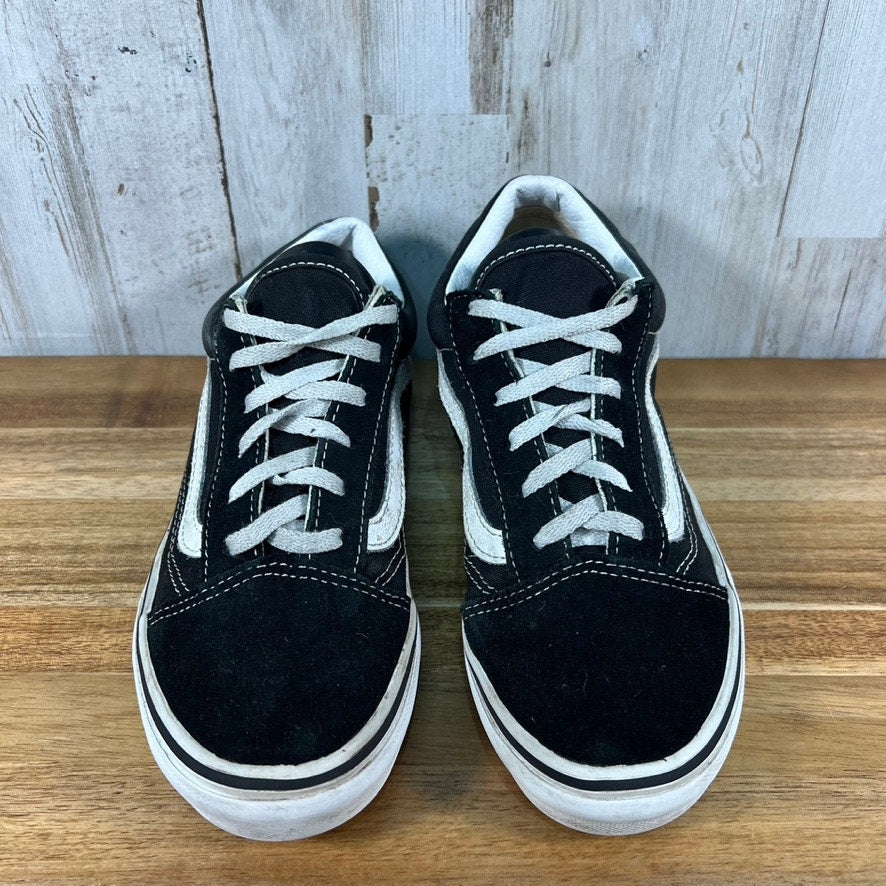 Vans Old Skool Suede Black Low Top Shoes Unisex Kids Size 3.0