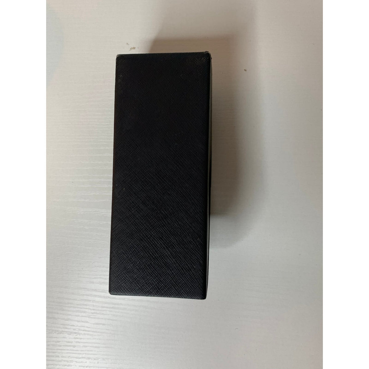 Prada Eyeglass/Sunglasses Case Unisex One Size Black Logo Solid Modern