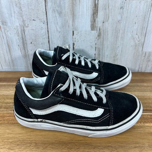 Vans Old Skool Suede Black Low Top Shoes Unisex Kids Size 3.0