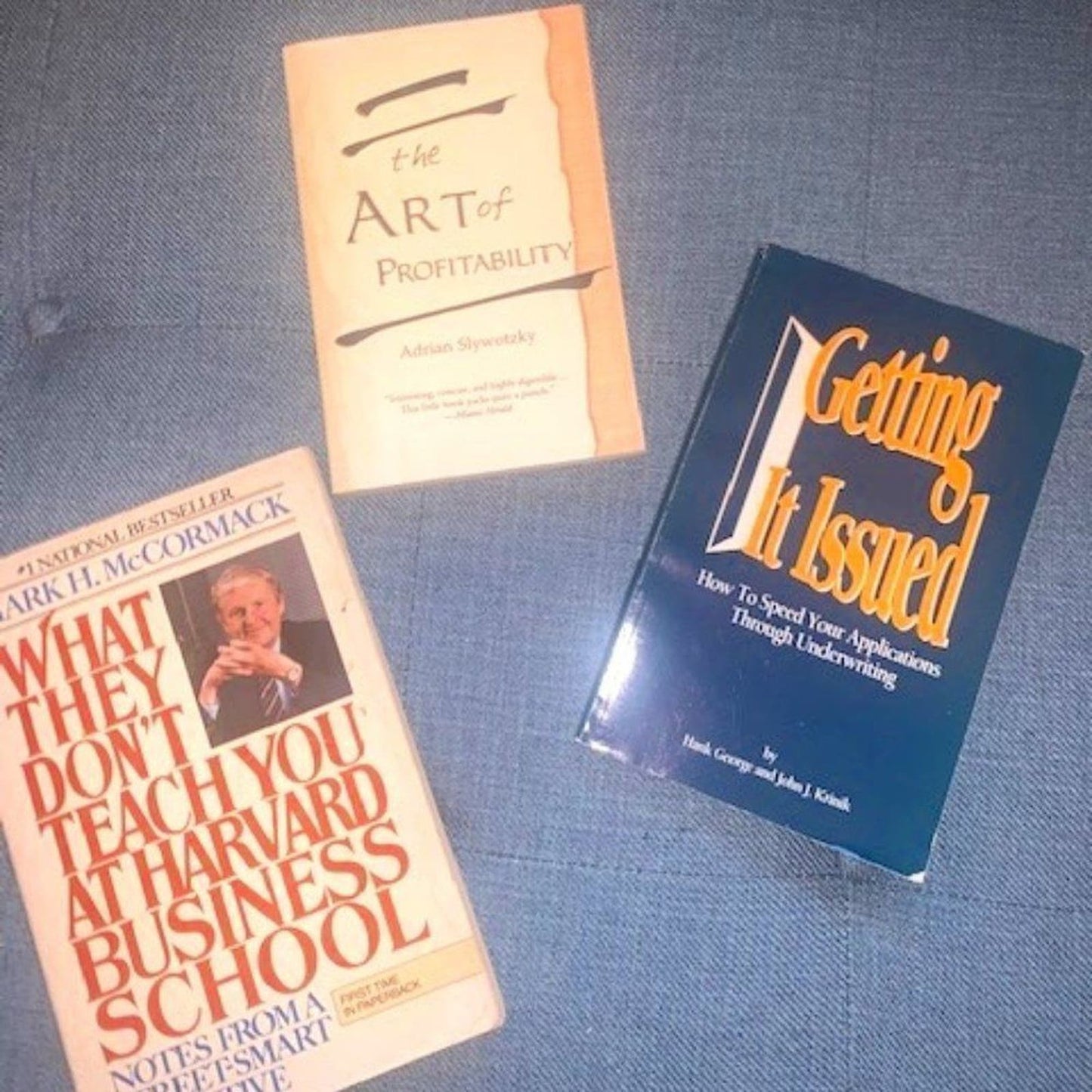 Set 3 Financial/underwriting books for business