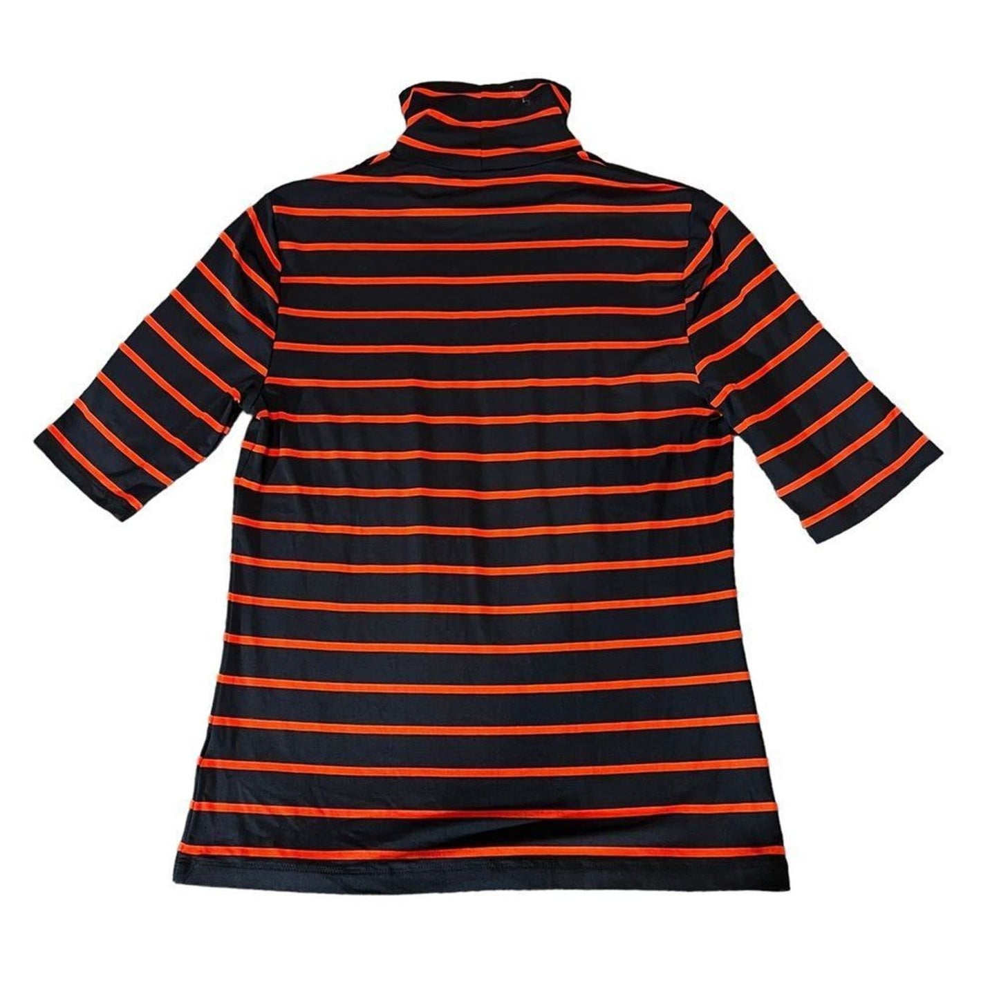 Lauren Women's Ralph Lauren Striped Turtleneck Top Size Large