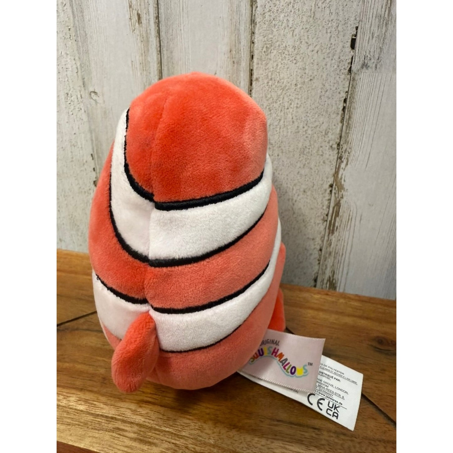 Squishmallows Ricky the Clownfish Small Plush Toy Orange 6" in