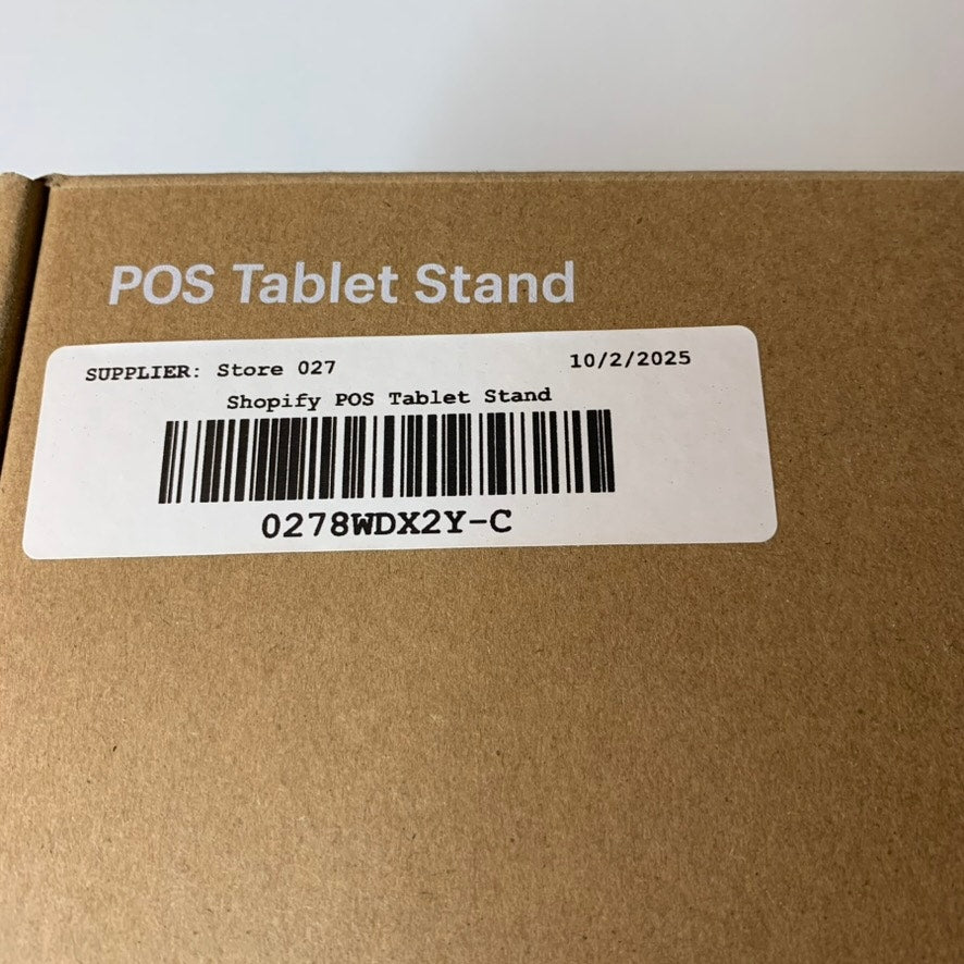 Shopify POS Tablet Stand iPad POS Dock w/ Power Adapter