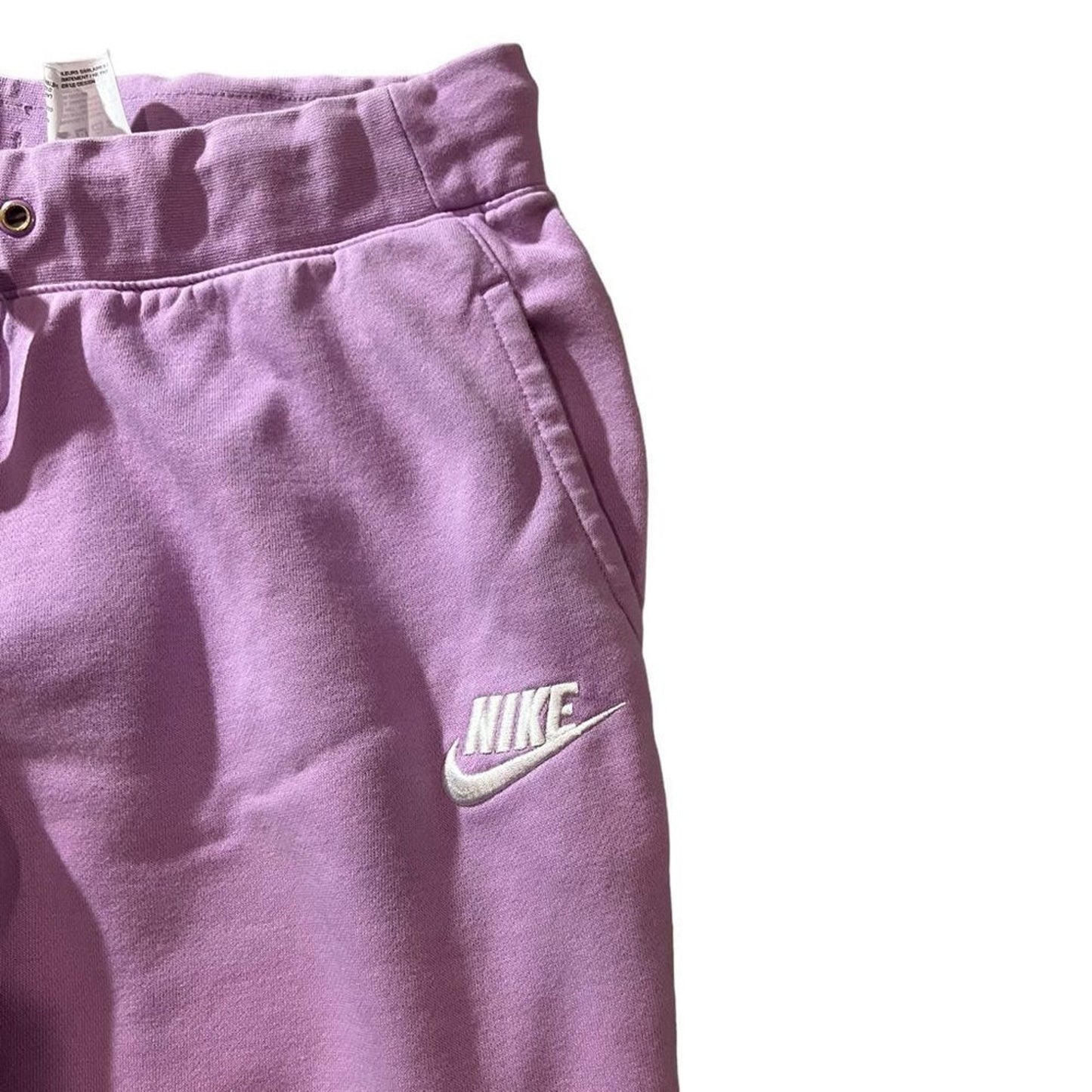 Nike Sportswear Club Fleece Jogger Pants Youth Size Large Purple Casual Lounge
