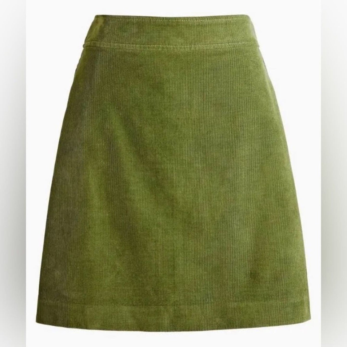 J. Crew Green Corduroy Skirt Size 00