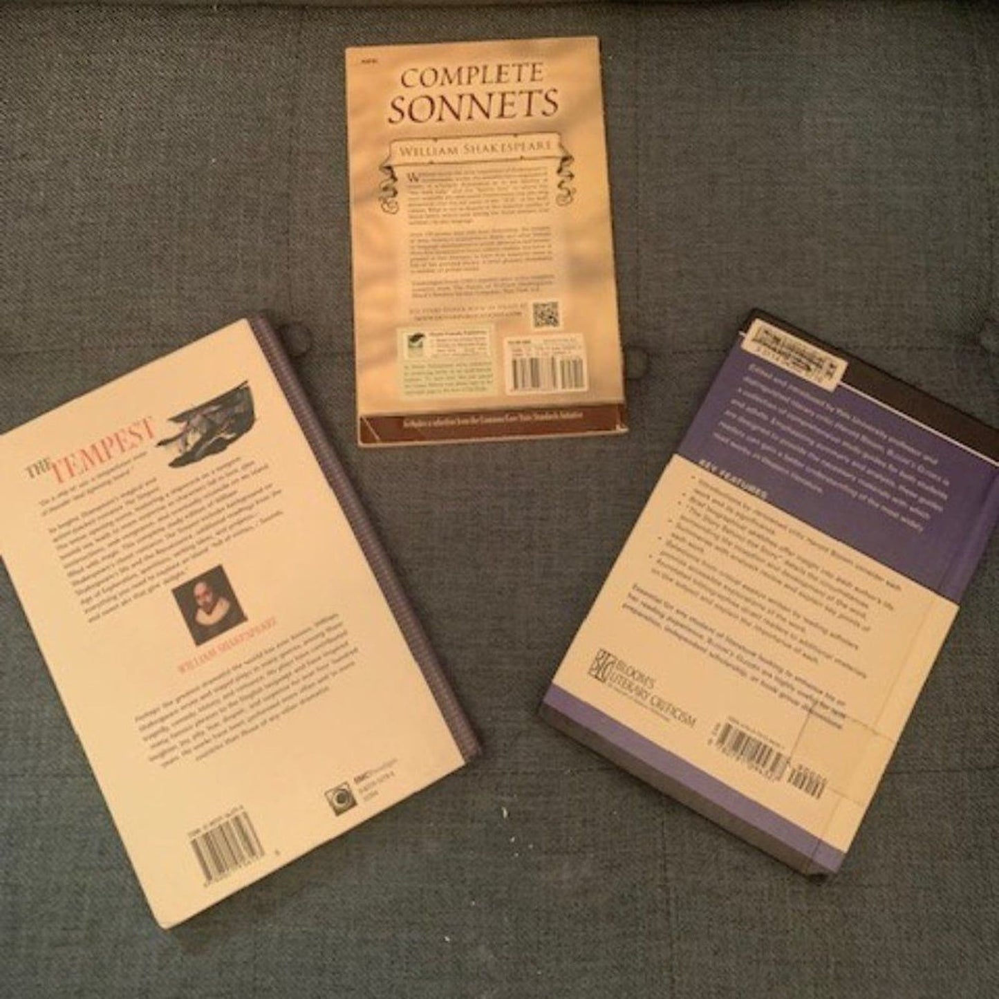 Set 3 Classics Shakespeare's Tempest/Complete Sonnets + Beowulf
