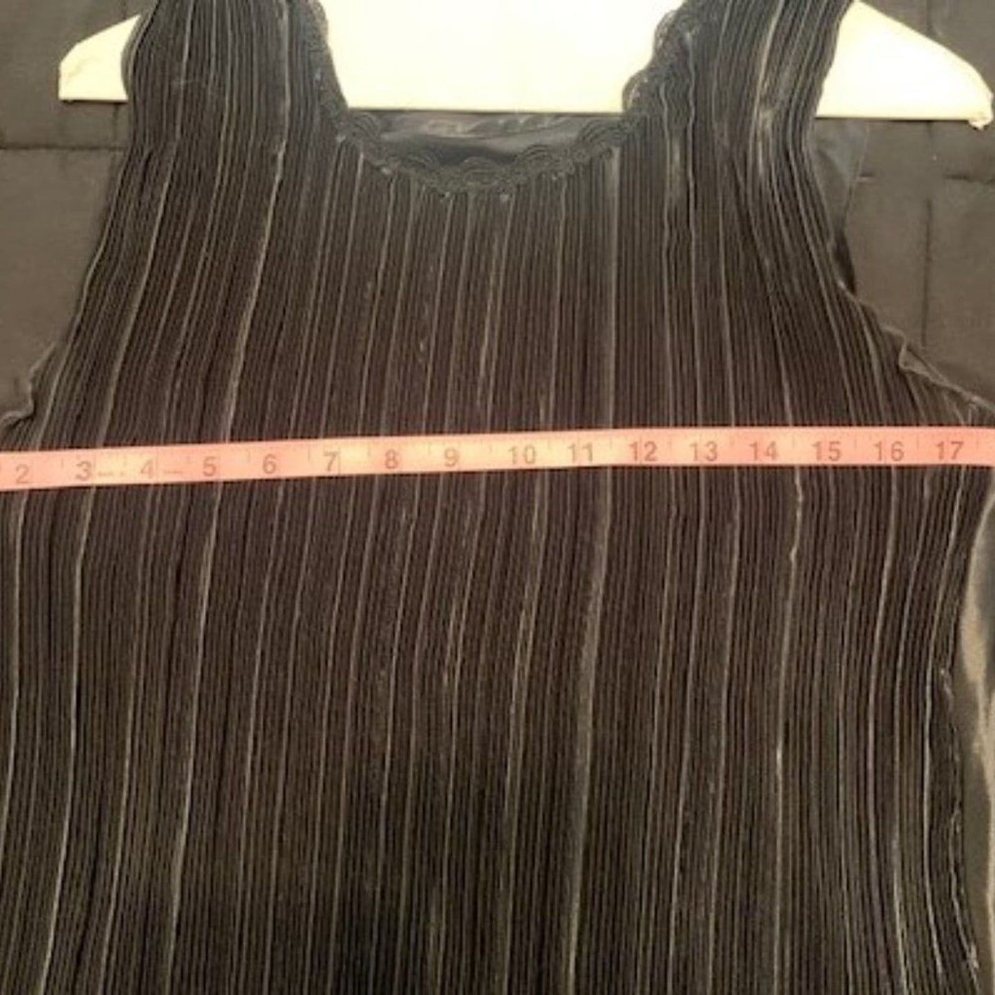 Cinema etoile black dressy tank cami  L EUC