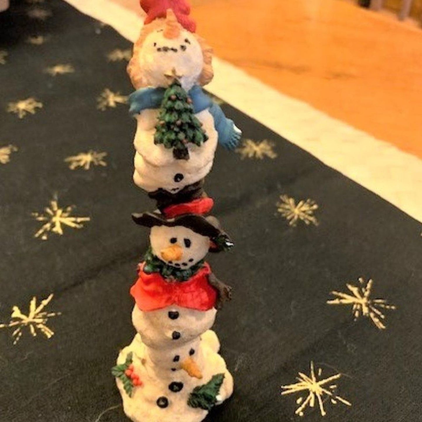 Set 2 Snowman Holiday Decor