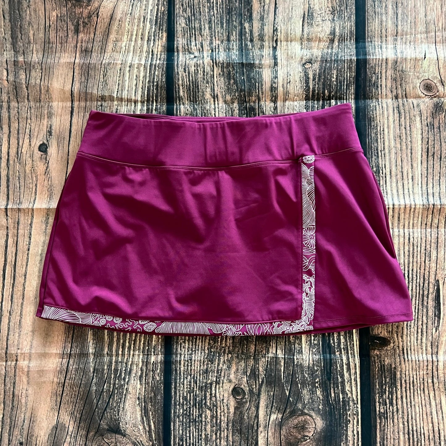 Tommy Bahama Women's XL Pink/Purple Golf Tennis Skort Athletic Activewear