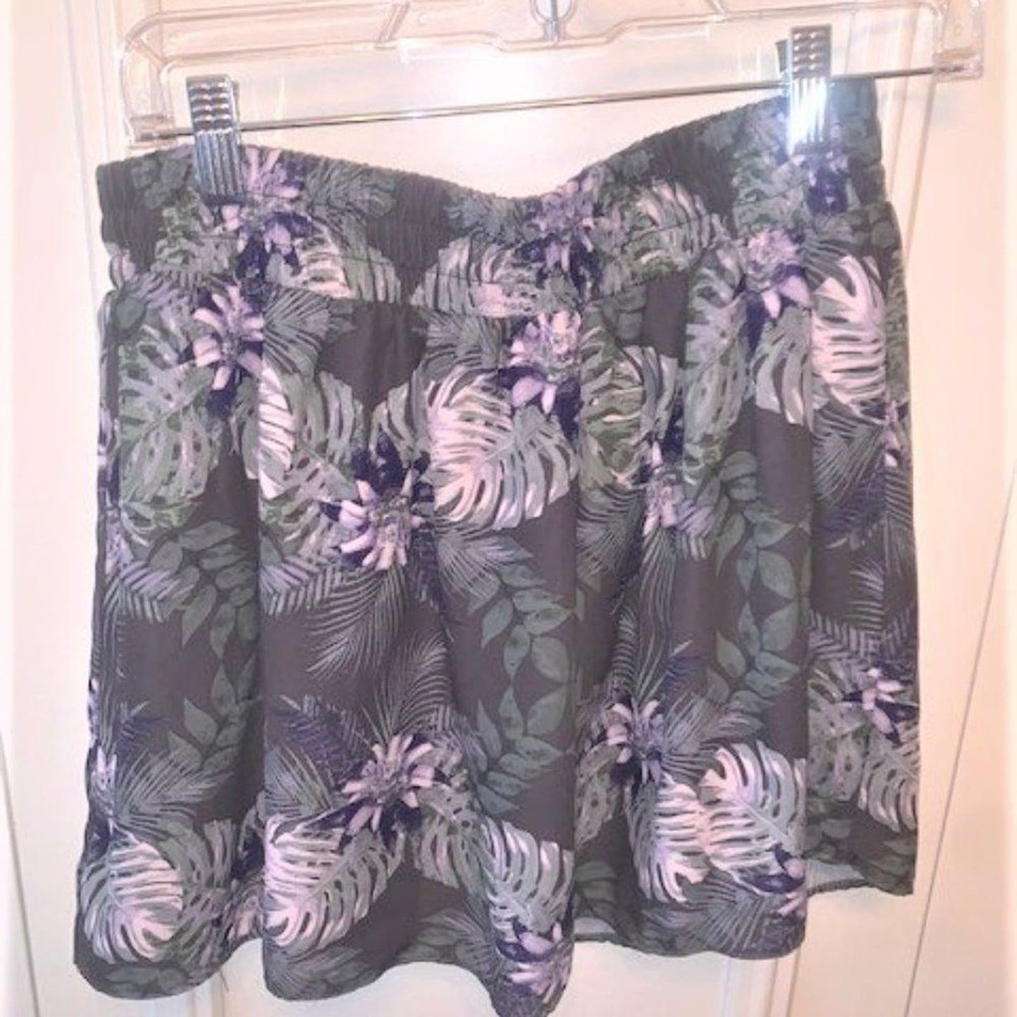 Mossimo Flounced Floral Summer Skirt L