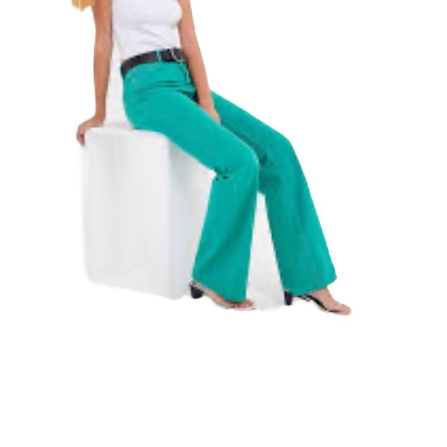 BDG High Rise Flare Jeans - Emerald - Size 26