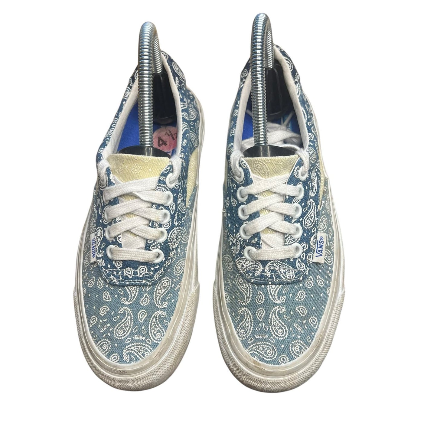 Vans Acer Ni SP Blue Paisley Bandana Print Ultracush Sneakers Women’s Size 6