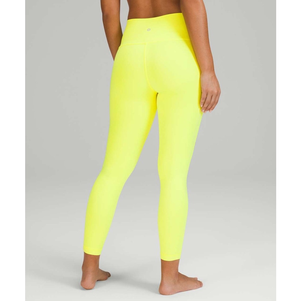 Lululemon Align High-Rise Pant 28" Yellow Leggings Size 14 Yoga Everyday Wear