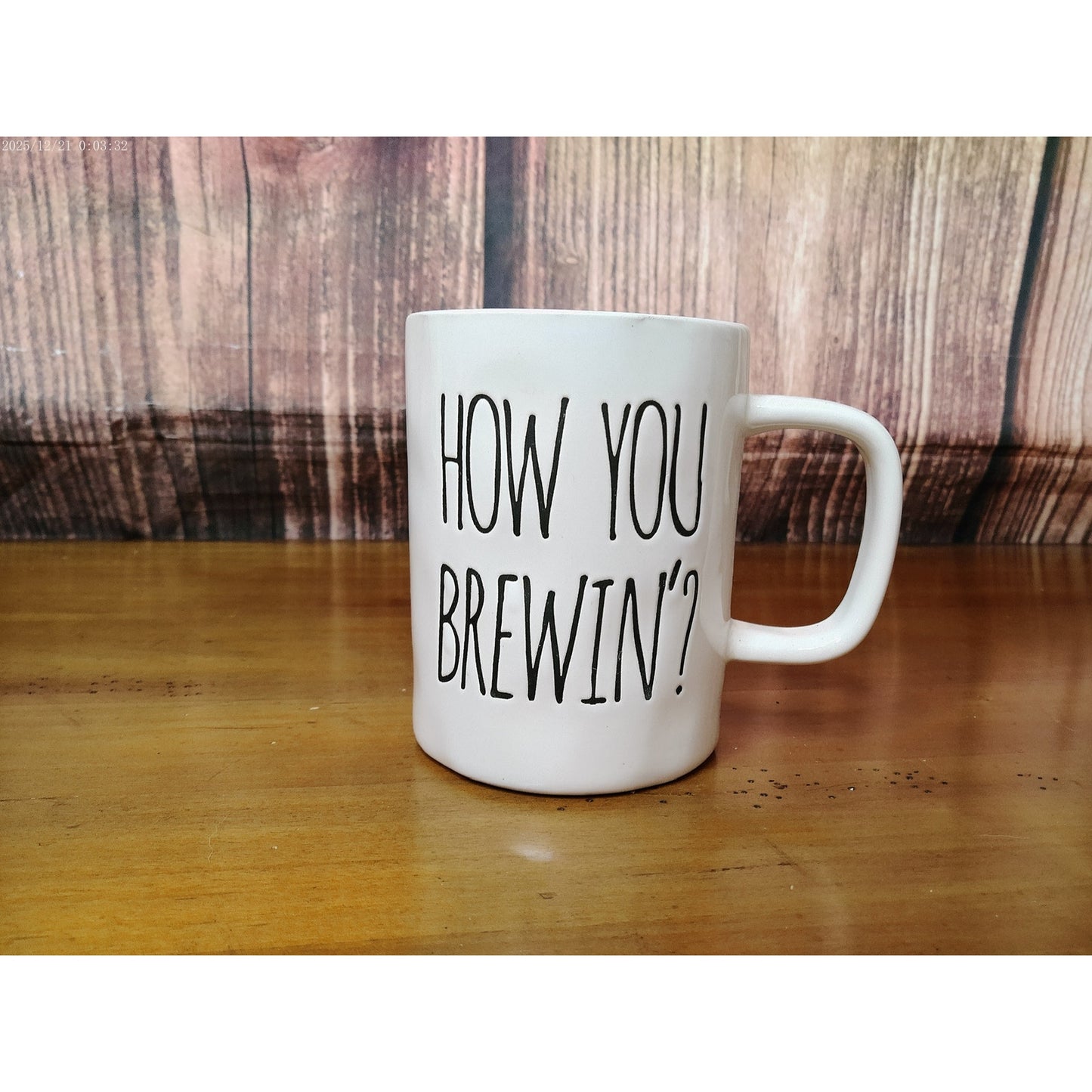 Silver Buffalo Friends How You Brewin'? Coffee Mug White Central Perk