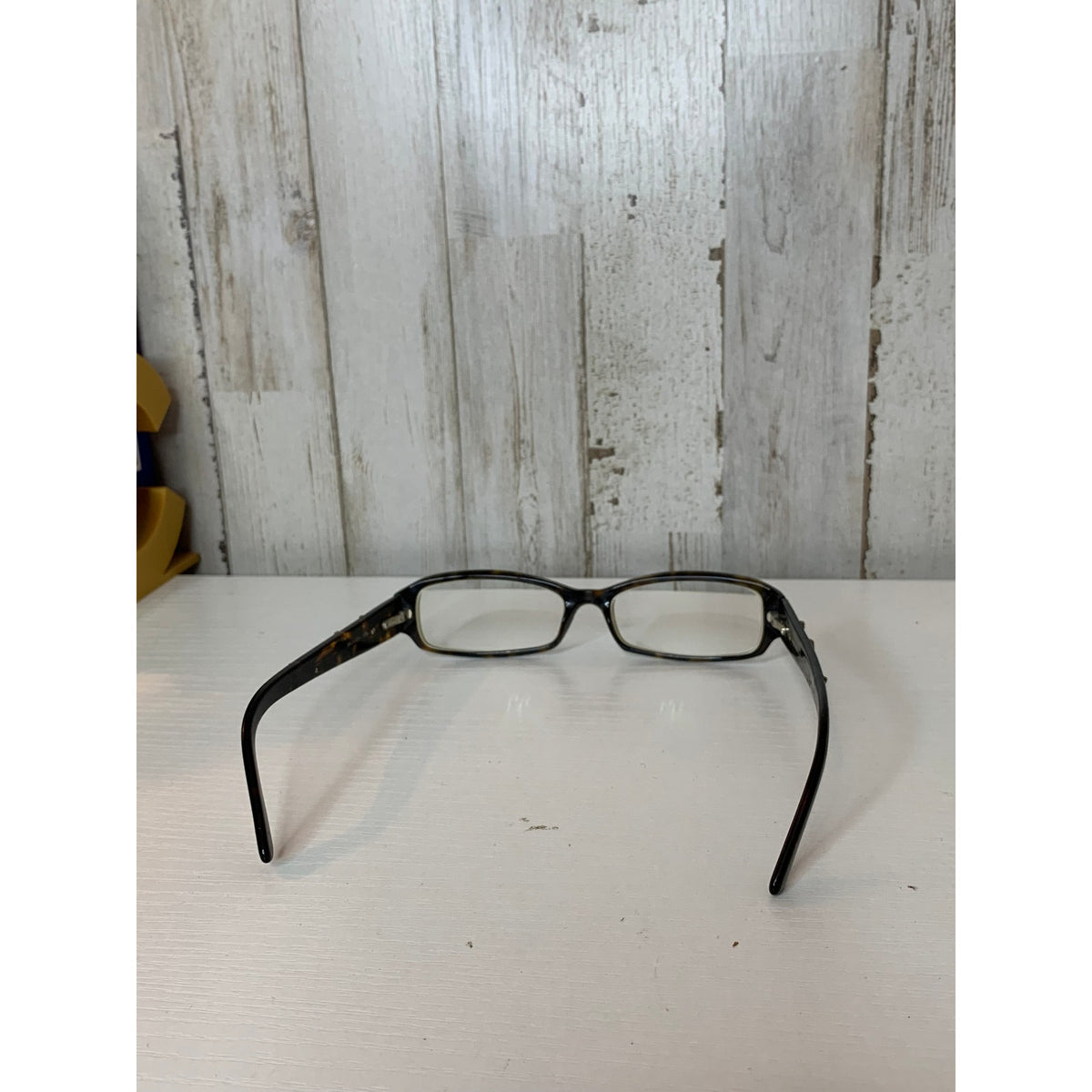 Prada Eyeglasses Prescription Frames Unisex Dark Tortoise Shell Rectangular Brown 135mm