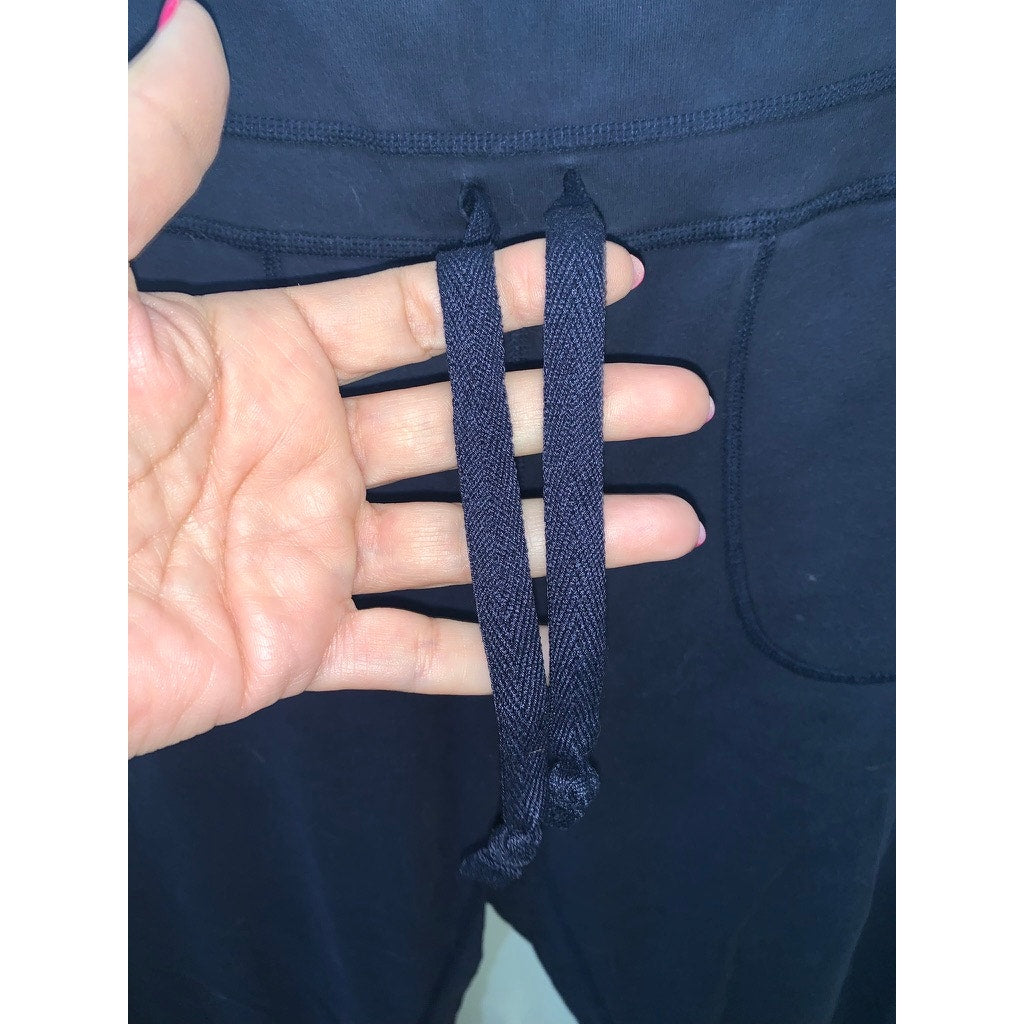 Made for Life Women's 1X Blue Knit Capri Pants Elastic Waist Casual