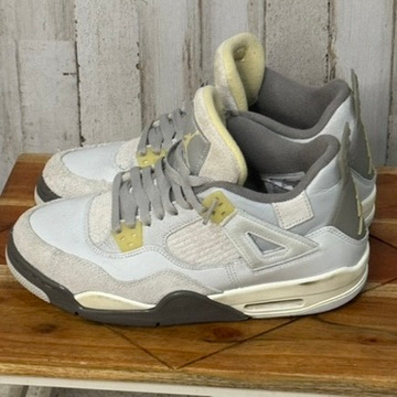 Jordan Air 4 Retro SE Craft 'Photon Dust' Kids Sneaker Size 7Y Multicolor