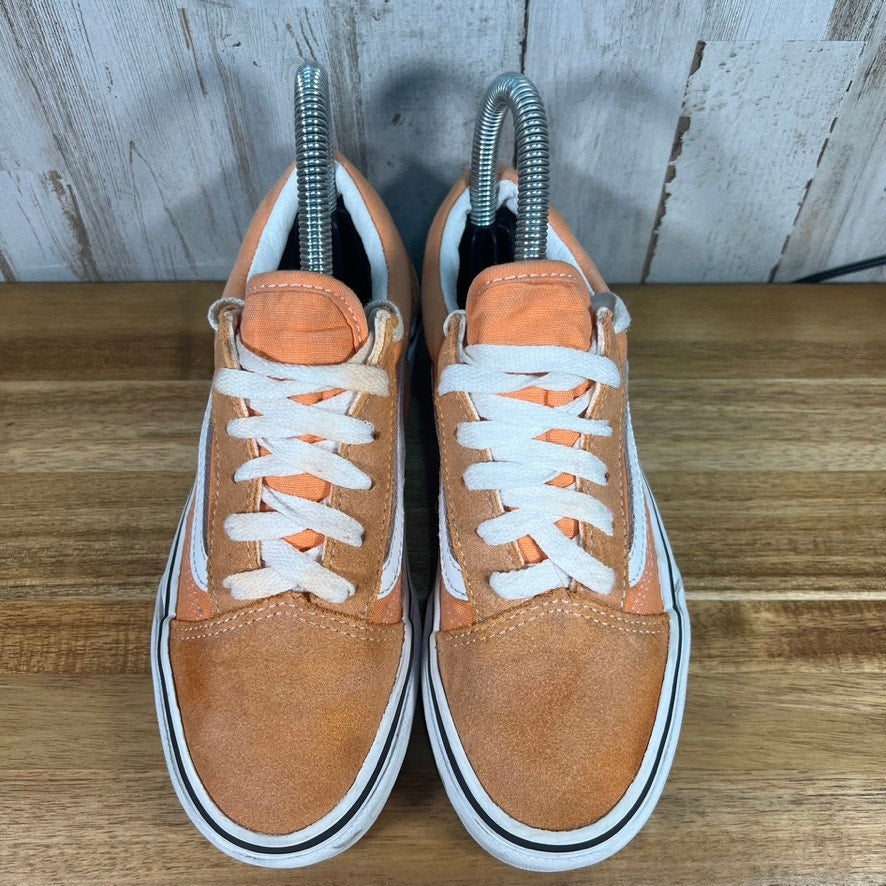 Vans Old Skool Kids Peach Low Top Skate Sneakers Kids Youth Size 3.0