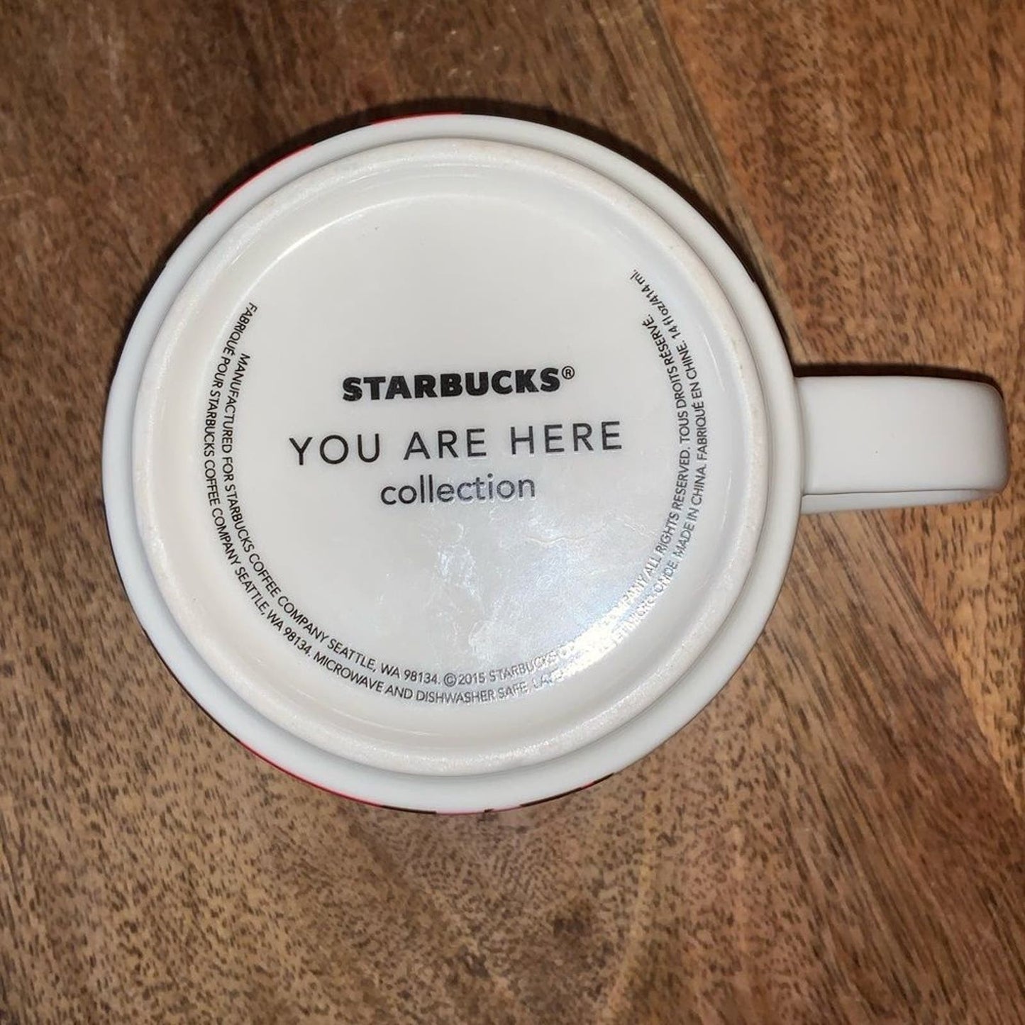 Starbucks New Jersey Your Are Here Series Collectible Mug 14 oz