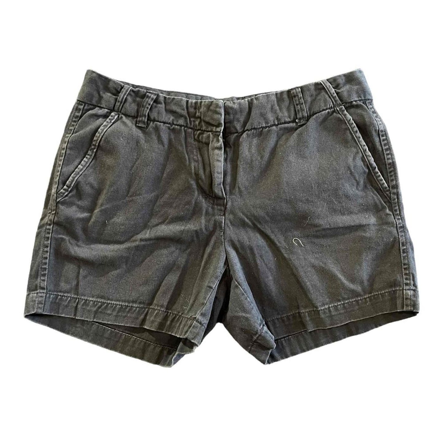 J. Crew Women's Navy Blue City Fit Chino Shorts Size 4