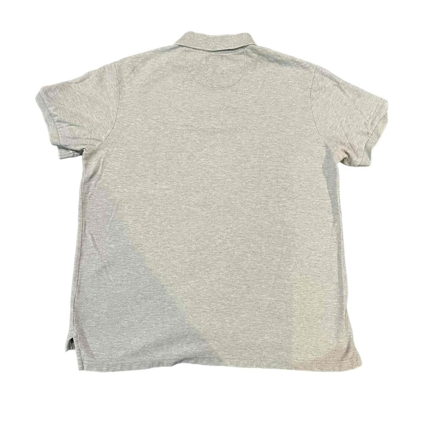 Chaps Polo Shirt Mens Large Gray Heather Short Sleeve Embroidered Logo