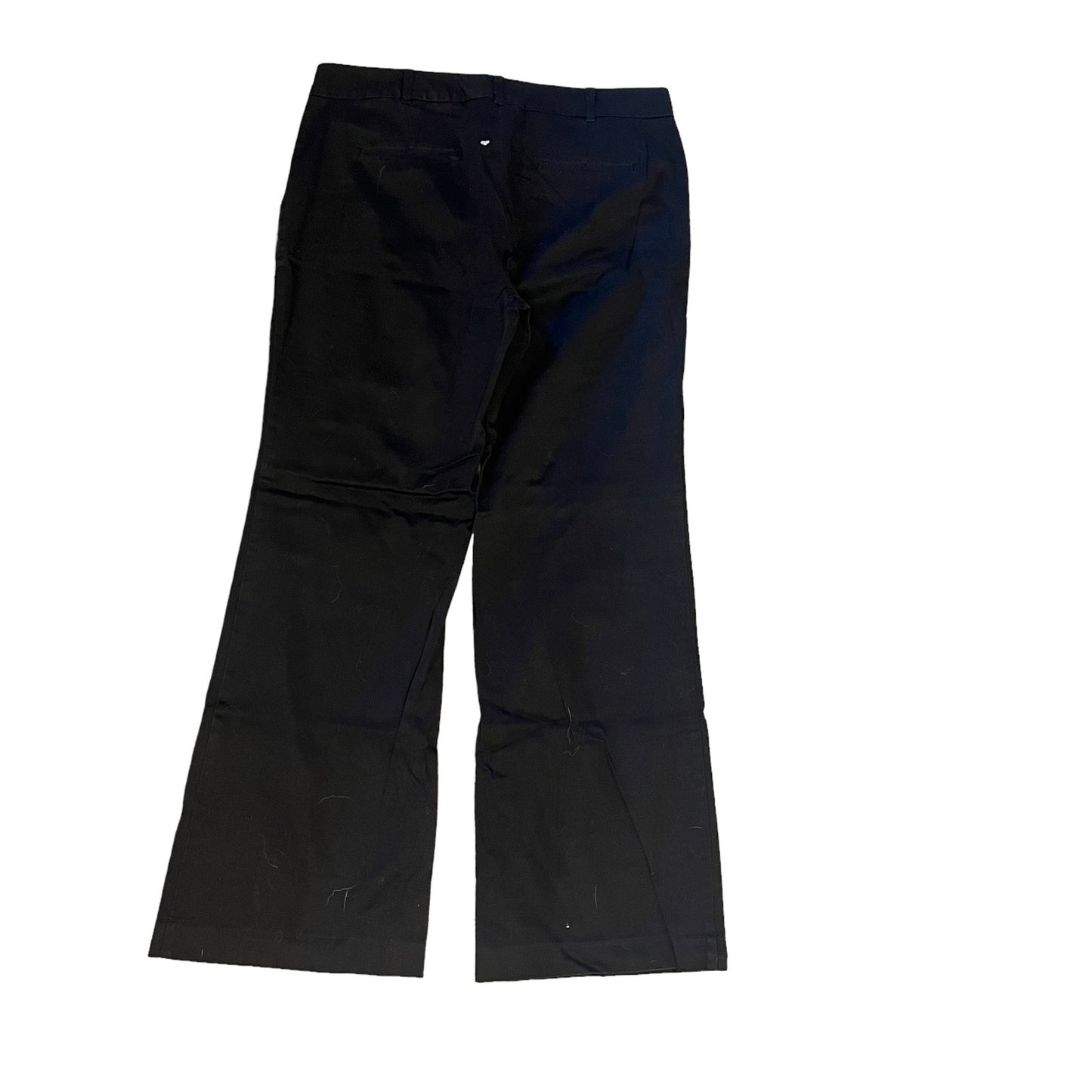 Talbots Petite Women's Size 10 Black Bootcut Chino Office Wear Pants