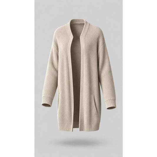 Ms. Maggie Cardigan Sweater Womens M Pink Hooded Cable Knit