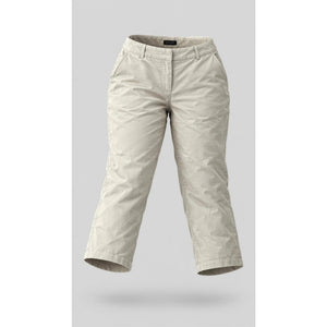 Zac & Rachel Womens Pants 18W Beige Stretch Capri Cropped Casual
