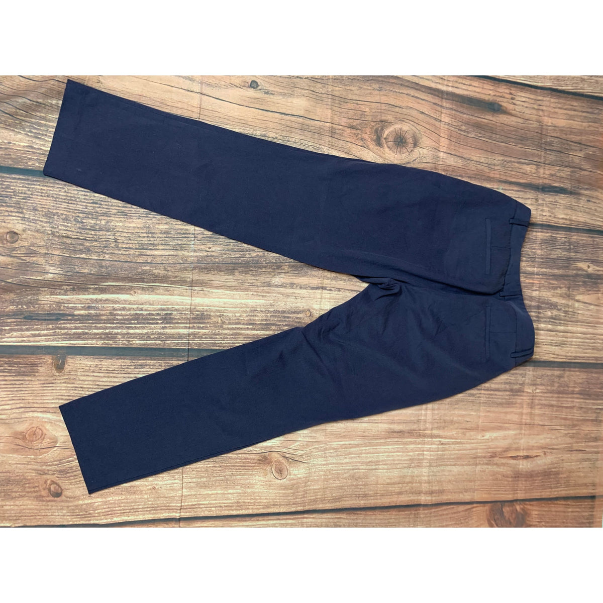 REISS Dress Pants Womens Size 8 Gray Purple Tint Slim Fit Straight Leg