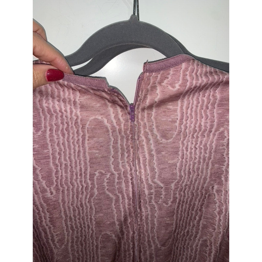 Vintage Carillon Pink Two-Piece Set Women's Size 10 V-Neck Top & Skirt Casual