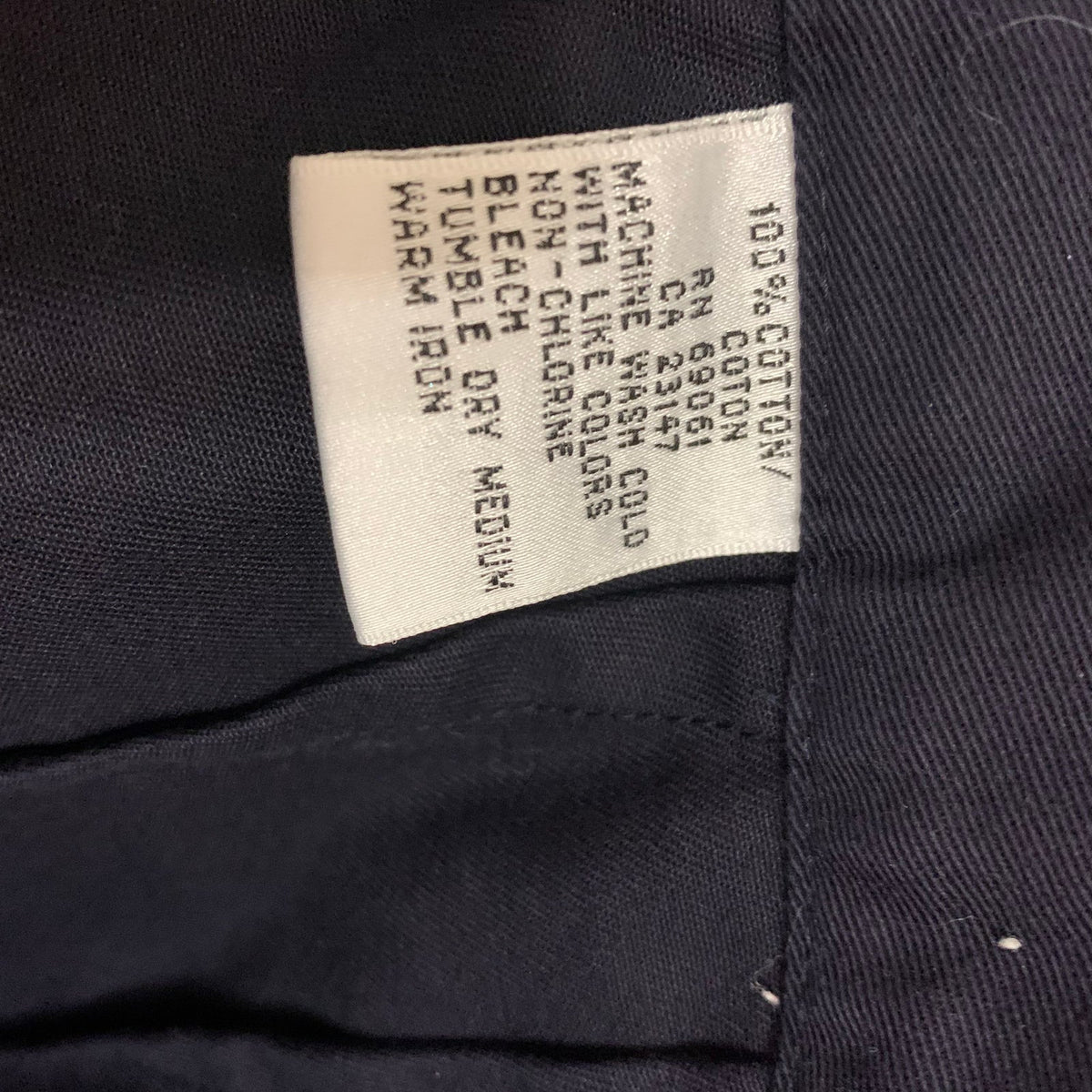 Talbots Black Flat Front Straight Leg Trousers Size 18