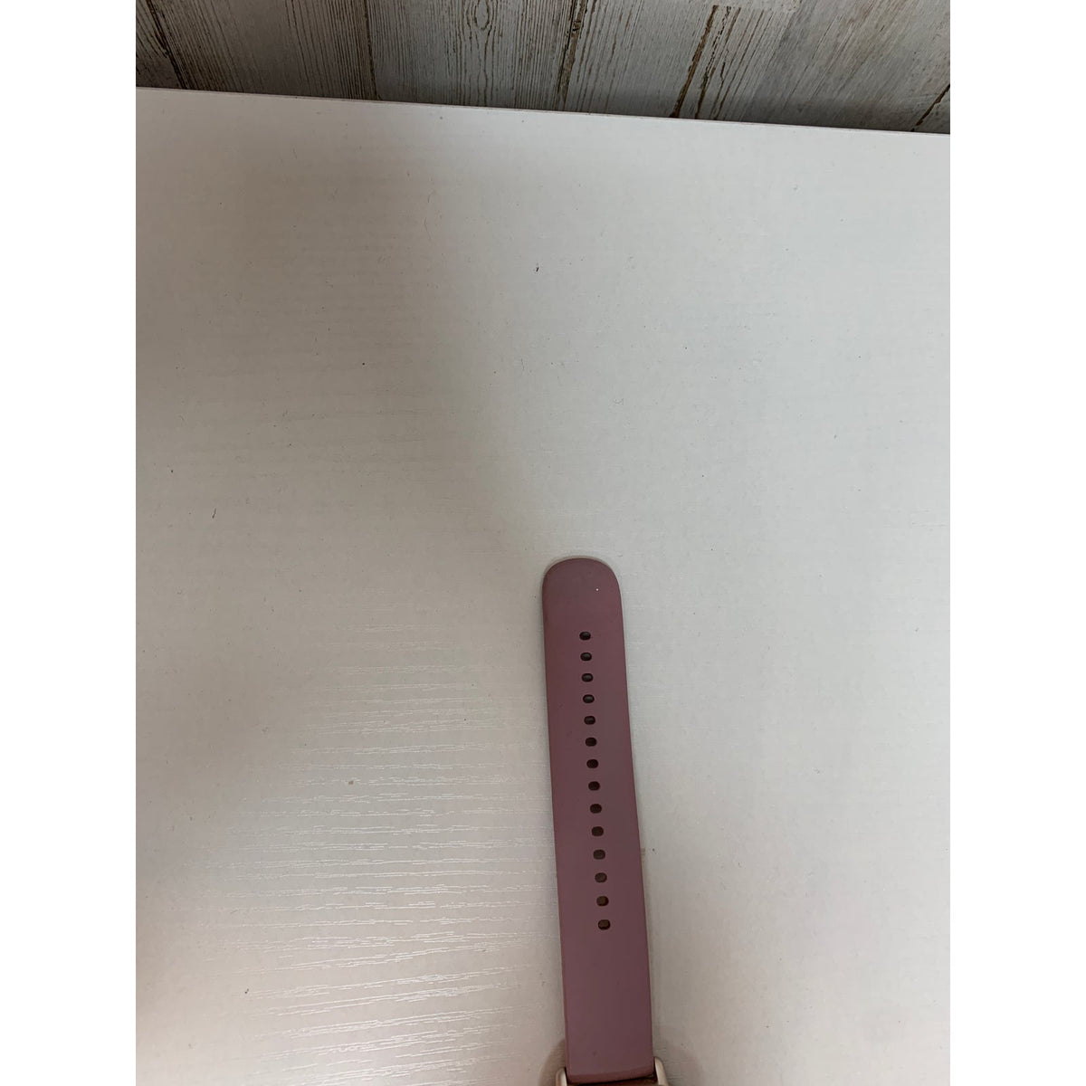 Smart Watch Rose Gold Square Fitness Tracker Mauve Pink Silicone Band Not Tested