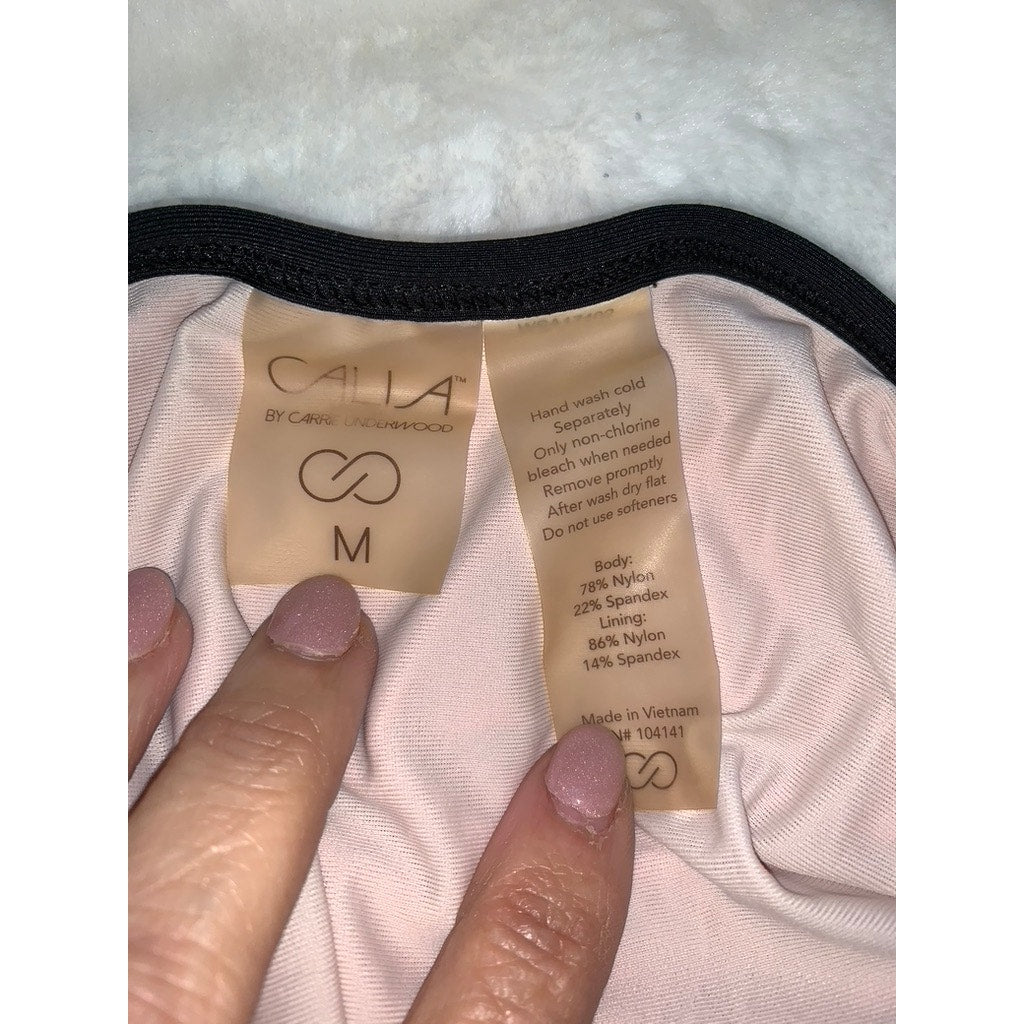 Calia by Carrie Underwood Women's Color Block Bikini Set Size Medium