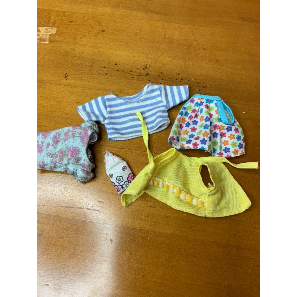 Barbie Doll Clothes Lot 24 Pc Tops Swimwear Multicolor