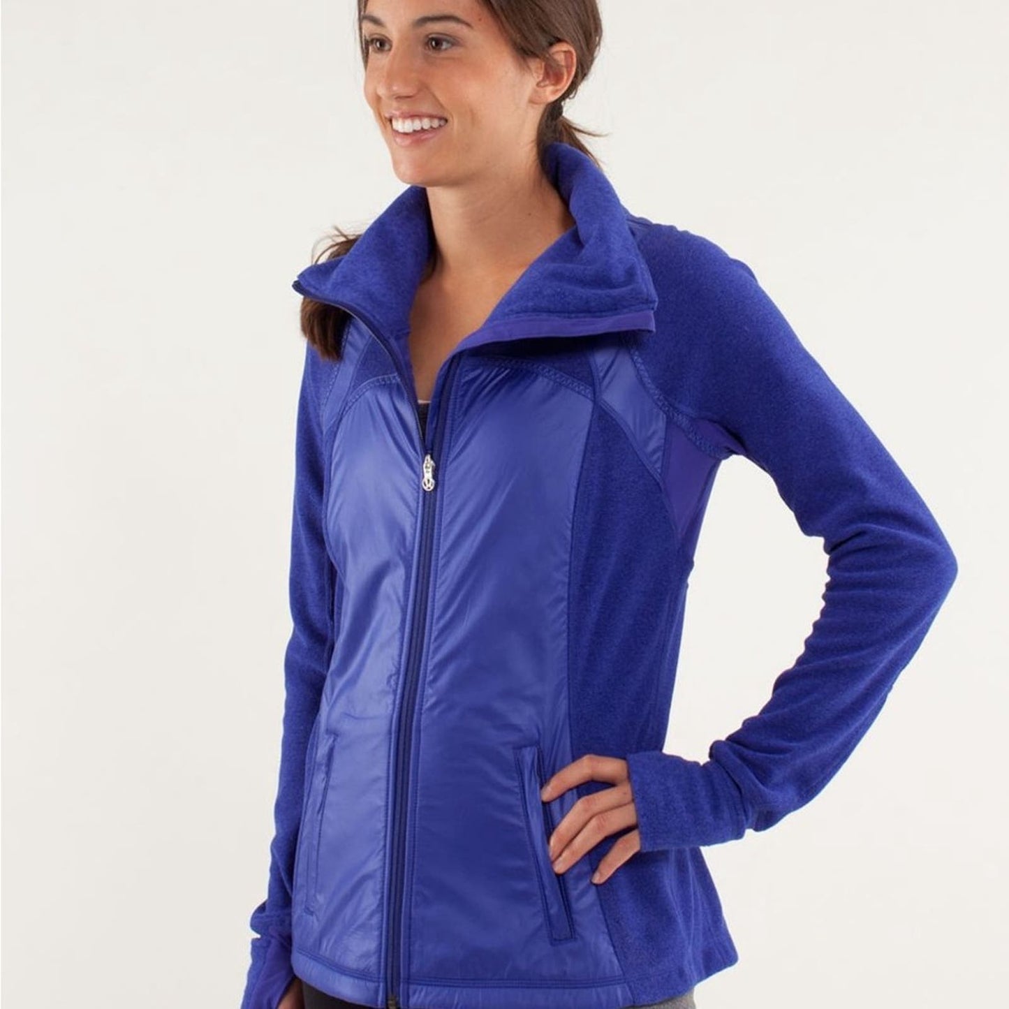 Lululemon Run: Gust Buster Jacket - Pigment Blue - Size 12