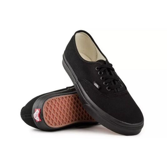 Vans Authentic Black Canvas Casual Skate Shoe/Sneaker Men's Size 10